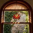 thumbnail image 5 of Maple Leaf Suncatcher, Acrylic Stained Glass Window Hanging, Maple Leaves Fall Ornaments Fall Leaf Decorations Window Wall Hanging Ornament for Thanksgiving Autumn Party Supplies Gold C, 5 of 8