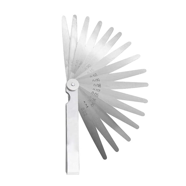 Speravity Medidor de espesores Medición de longitud 0.02-1 mm Medidor de relleno 360 grados giratorio Medición de acero Calza Herramienta de diseño de Type6 NO6 Speravity TO000974-02B