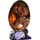 thumbnail image 1 of Adornos de huevo de dragón de lava, huevo de dragón de resina transparente de cristal, hecho a mano, escultura de fuego Po kaili Sencillez, 1 of 2