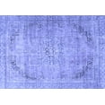 thumbnail image 1 of Ahgly Company Indoor Rectangle Persian Blue Traditional Area Rugs, 2' x 4', 1 of 4
