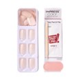 thumbnail image 5 of KISS imPRESS No Glue Needed Press On Nails, Color, Point Pink, Pink, Short Squoval, 30 Count, 5 of 10