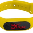 thumbnail image 4 of Methold Reloj de Digital fino para niños con pantalla LED, de Fitness para estudiantes, suministros deportivos para niños y niñas Relojes inteligentes Amarillo 240*15mm, 4 of 5