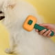 thumbnail image 4 of Cepillo de aseo para mascotas, profesional, antioxidante, para eliminar pelos sueltos y limpiar. verde naranja, 4 of 5