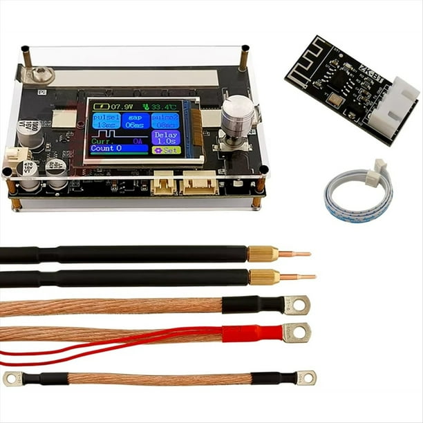 Máquina de Soldadura por Puntos de Doble Pulso -XW2, CC 3,6-15 V, 3000 A, Batería 18650, Lámina de Níquel, Punto de Cobre, Control por Aplicación Bluetooth.