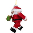 thumbnail image 4 of Pixelated Santa Claus Gamer Christmas Tree Ornament Retro Video Game 80's Pixel Gaming, 4 of 8