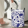 thumbnail image 4 of Goofa Blue And White Porcelain Pattern Printed Circular Hamper,Laundry Basket with Handles,Storage Baskets Foldable,Large Capacity Laundry Hamper-Small, 4 of 8