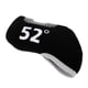 thumbnail image 1 of Fundas protectoras para cabezas de palos de golf, de hierro, de neopreno, para deportes al aire libre Negro de 52 grados, 1 of 7