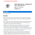 thumbnail image 2 of Blower Motor Resistor - Compatible with 1980 - 1986 Ford F-250 1981 1982 1983 1984 1985, 2 of 2
