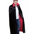 thumbnail image 1 of 56" Black and Red Reversible Cape | Vampire | Costume Pieces & Kits, 1 of 2