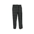 thumbnail image 4 of Men's Pajama Super Soft Sleep Pants Lounge Flannel Plaid Cozy PJ Bottoms, Navy Light Grey Plaid, M, 4 of 5