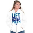 thumbnail image 4 of Faith Blessed Holy Spirit Jesus Zip Up Hoodie Men's Women's Brisco Brands S, 4 of 6
