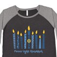 thumbnail image 4 of Inktastic Peace Light Hanukkah Women's Plus Size T-Shirt, 4 of 5