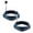 Dark, variant on Egg Ring Mold with Rotatable Heat Resistant Handle Dual Shape Non Stick Frying Egg Pancake Maker Food Grade Silicone Square Round Fried Eggs Making Gadgets for Breakfast Sandwich Brunch Meal Prep