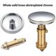thumbnail image 3 of Universal Pop Up Sink Plug 38mm, Chrome Pop Up Click Clack Drain Stopper For Kitchen Bathroom Washbasin Bath, 3 of 5