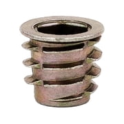 Hex Drive Threaded Insert, 5/16-18 Int Thrd Sz, 33/64 in L, 9/16 in Dia., Zinc Alloy, Plain, 50 PK