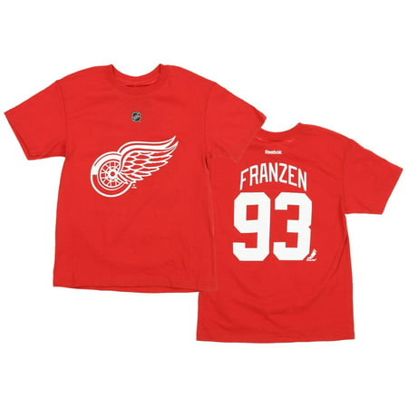 Reebok NHL Hockey Youth Boys Detroit Red Wings Johan Franzn #93 Player T-Shirt,