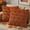 Light Rust Pumpkin, variant on decorUhome Fall Throw Pillow Covers 18x18 Pack of 2, Soft Plush Faux Wool Couch Pillow Covers, Rust Pumpkin (Pillow Cover Only, No Inserts Included)