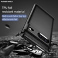 thumbnail image 2 of REQO Phone Case for Google Pixel 7 5G with Tempered Glass Screen Protector Cover and Cell Accessories Soft Slim Silicone Pixel7 Pixle Seven Pixel7case Protective Women Men Carbon Fiber Navy Black, 2 of 9