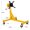 Yellow#566, variant on 1000lbs Folding Engine Stand,Geared Rotating Head,360 Degree Adjustable Mounting Head,Yellow Color,