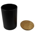 thumbnail image 3 of Wave Large Ceramic Canister, Black, 3 of 6