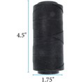 thumbnail image 4 of Beadsmith PLY04-BLK Cordon en Poly Ciré 144 M&44; Noir, 4 of 7