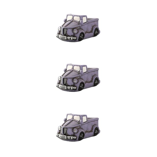 Macetas de cerámica para jardín Billuyoard estilo coches coche púrpura