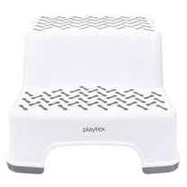Playtex 2-Tier Step Stool for Kids’ Bathroom and Bedroom, White