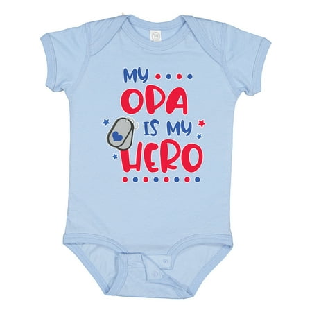 

Inktastic Memorial Day My Opa is My Hero Gift Baby Boy or Baby Girl Bodysuit
