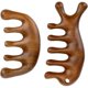 thumbnail image 1 of wonim44 2pcs Wooden Scalp Massage Comb, Anti-Static Natural Wood Wide Tooth Hair Comb Sandalwood Scalp Massage Gua Sha Comb Wood Head Massager for Hair Growth Handmade Gift for Women, 1 of 1