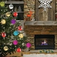 thumbnail image 5 of Tkrady Christmas Balls Ornaments,Sparkling Christmas Decoration Christmas Decoration Transparent Hanging White Christmas Tree Decoration Crafts Holiday Christmas Party Home Decoration, 5 of 6