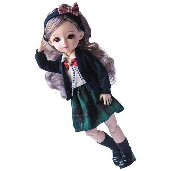 Fashionable 12inch Princess BJD Doll Outfits Dress up Role Play Toy Green