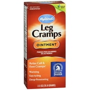 Hyland's Leg Cramps Ointment, Natural Homeopathic Relief of Calf, Leg and Foot Cramp, 2.5 Oz