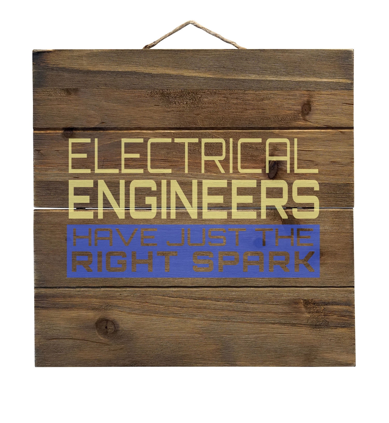 Electrical Engineers Have the Right Spark - Decorative REAL WOOD Wall ...