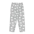 thumbnail image 5 of Xecao Rabbit And Cloud Women's Straight Lounge Pajama Pants: The Epitome of Relaxed Sleepwear, 5 of 9