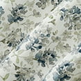 thumbnail image 3 of Sun Zero Arlo 2-Piece Textured Thermal Insulated Room Darkening Grommet Curtain Panel Pair, Blue Floral, 40"W x 84"L, 3 of 8