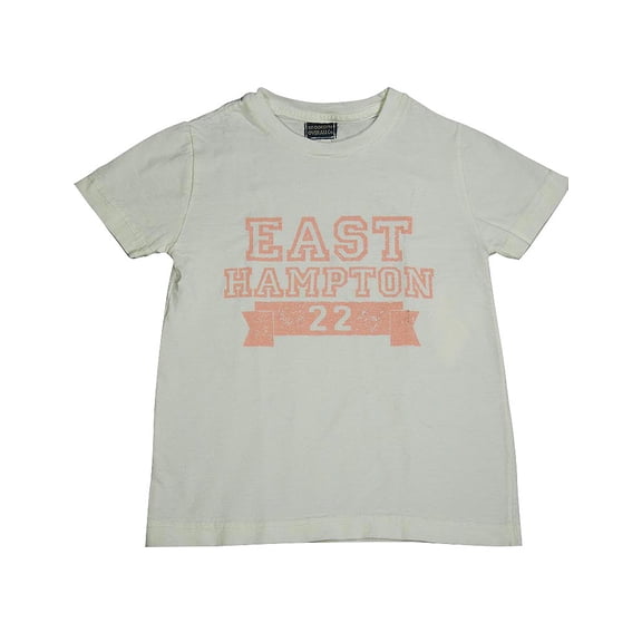 Brooklyn Overall - Little Girls' Tee Top - East Hampton, Short Sleeve T-Shirt 1398-7/8 (WHITE)