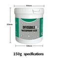 thumbnail image 4 of Revestimiento Adhesivo Impermeable, Reparacin De Paredes Exteriores, Botella De 150 Ml, Acabado Transparente, Para Goteras En Techos, Reparaciones En Baos, Sellado De Grietas, Polmero, Ukhbmc, 4 of 8