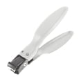 thumbnail image 1 of Cortauñas portátil de apertura amplia de 1 pieza para mujeres y hombres en blanco, 1 of 6