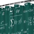 thumbnail image 3 of Math Equations Algebra Green Pattern Shower Curtain 72"x72" ,Bathroom Decorative Shower Curtains Set with 12 Hooks,Modern Waterproof Washable Shower Curtain, 3 of 6