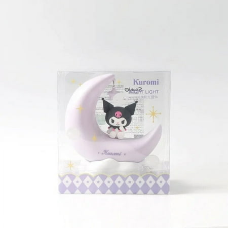 

Sanrio Kuromi Cinnamonroll Moon Led Light Kawaii 3d Cartoon Ornament Cute Beauty Bedroom Night Light Bedside Decor Lamp Gifts