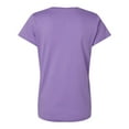 thumbnail image 3 of LA T Women's Designer V-Neck Jersey T-Shirt, Lavender, X-Large. 3507, 3 of 5