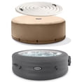 thumbnail image 1 of Intex SimpleSpa 4 Person Inflatable Portable Hot Tub w/ Energy Efficient Cover, 1 of 12