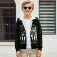 thumbnail image 5 of Chririnla Retro American Flag Tractor Kids Lightweight Zip Up Hoodie Long Sleeve with Pockets Comfy Casual Outerwear Youth Size 14-16, 5 of 7