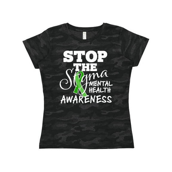 Inktastic Mental Health Awareness Stop the Stigma Women's T-Shirt