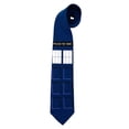 thumbnail image 5 of Disfraz de cosplay para Tardis de Doctor Who de la BBC, con corbata, color azul, 5 of 5