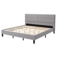 thumbnail image 4 of Bellevue Upholstered King Panel Bed with Slats and Headboard, 4 of 9
