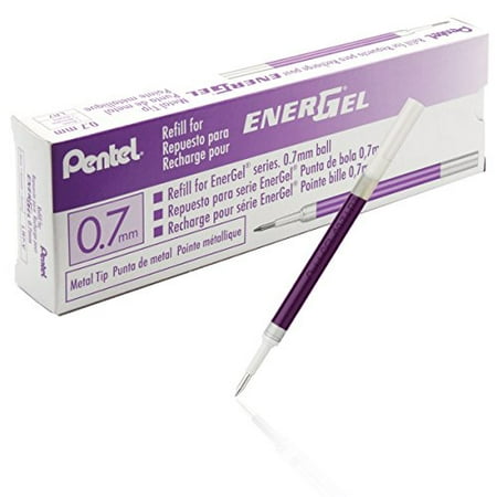 Refill For Pentel Energel Retractable Liquid Gel Pens, Medium, Violet