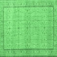thumbnail image 1 of Ahgly Company Indoor Square Persian Emerald Green Traditional Area Rugs, 3' Square, 1 of 4