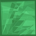 thumbnail image 1 of Ahgly Company Machine Washable Indoor Square Transitional Neon Green Area Rugs, 4' Square, 1 of 7