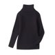thumbnail image 1 of Suéter De Cuello Alto Para Niños Pequeños Suéter De Punto Para Bebés Suéter Suave Sólido Cálido Suéter De Ganchillo Negro Odeerbi LM103-732, 1 of 4